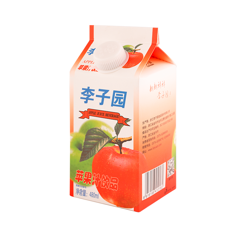 苹果汁饮品，单盒净含量480ml